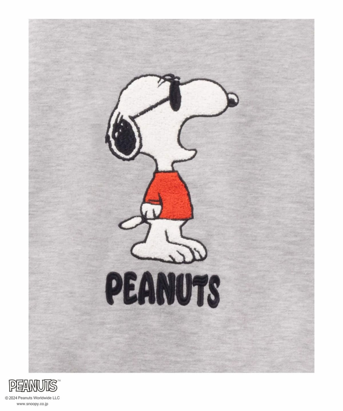 PEANUTS SNOOPY サガラ刺繍トレーナー キッズ