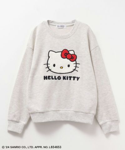 サンリオキャラクターズ ハローキティ サガラ刺繍トレーナー キッズ