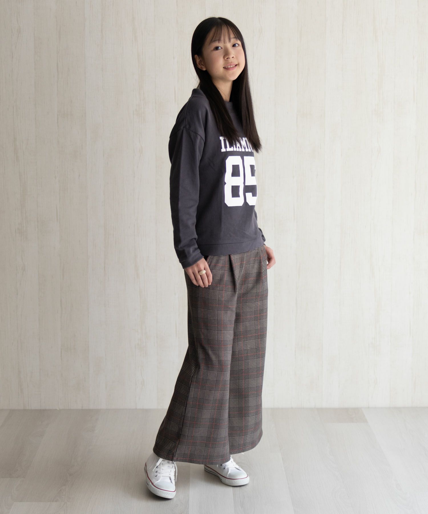 NAVY 温℃ 裏ベロアワイドパンツ キッズ商品画像-18