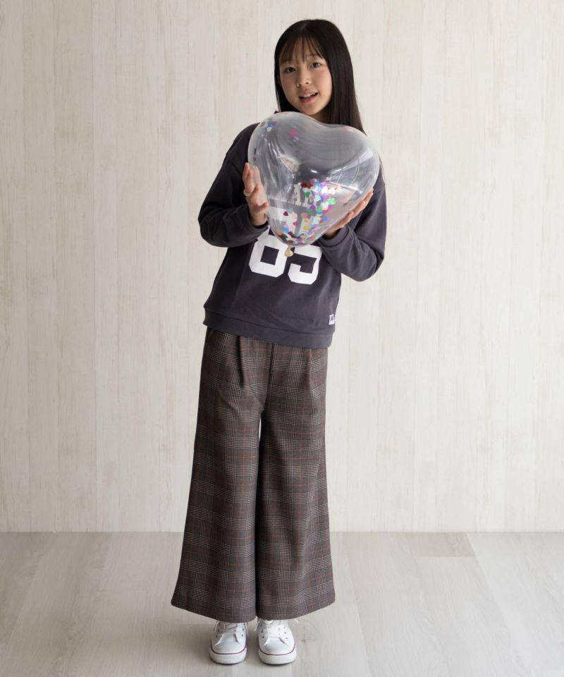 NAVY 温℃ 裏ベロアワイドパンツ キッズ商品画像-20