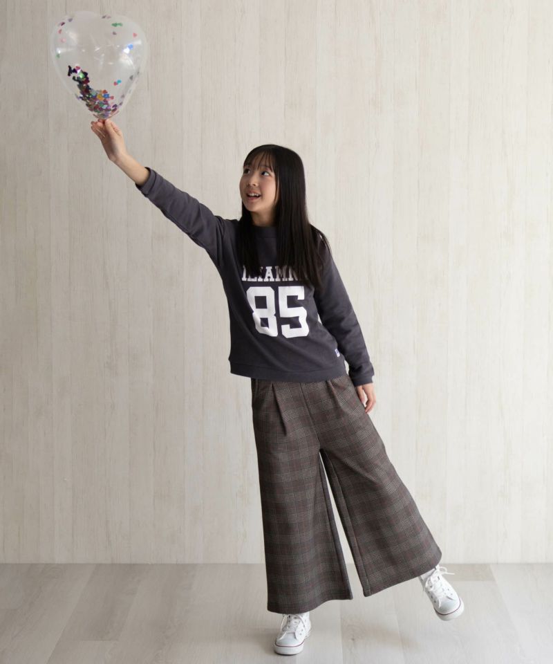 NAVY 温℃ 裏ベロアワイドパンツ キッズ商品画像-23