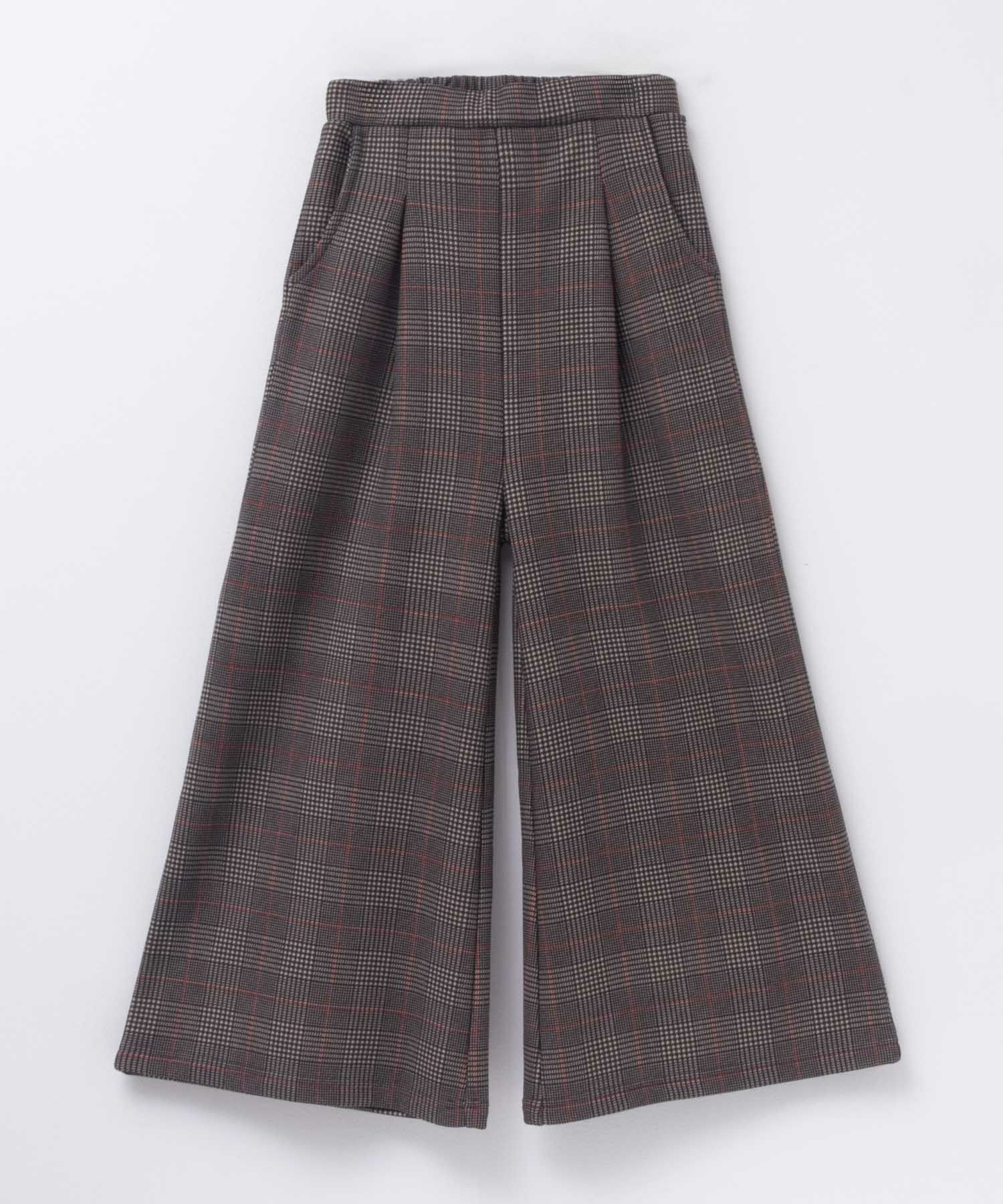 NAVY 温℃ 裏ベロアワイドパンツ キッズ