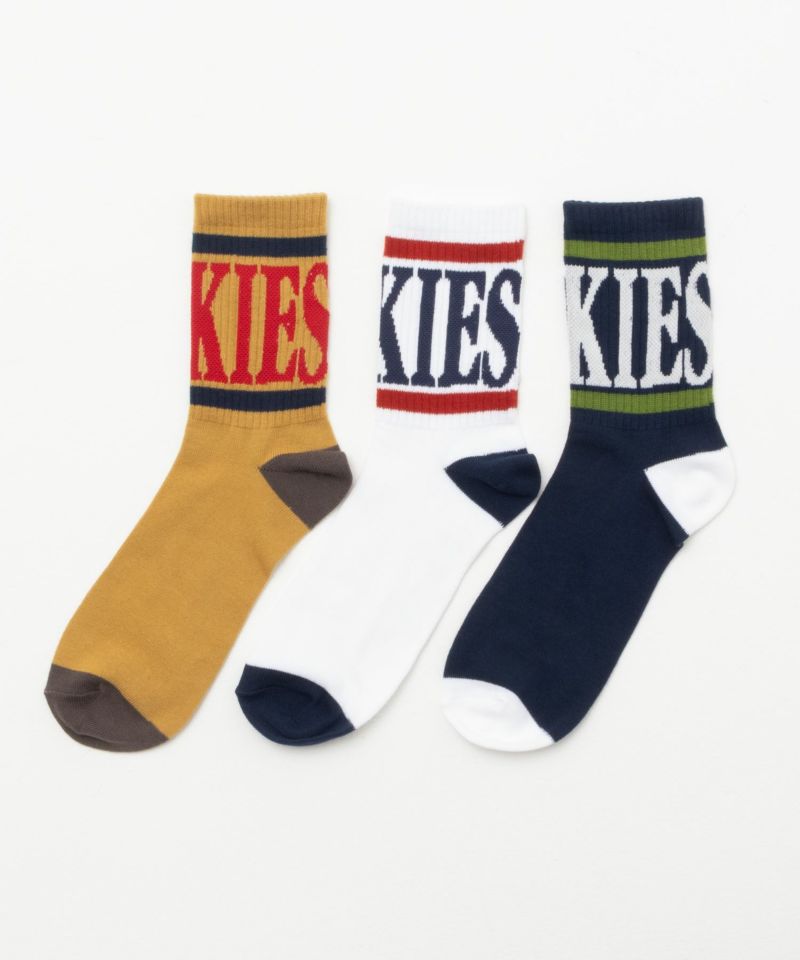 Dickies  クォーターソックス ラインロゴ 3足組 メンズ商品画像-2
