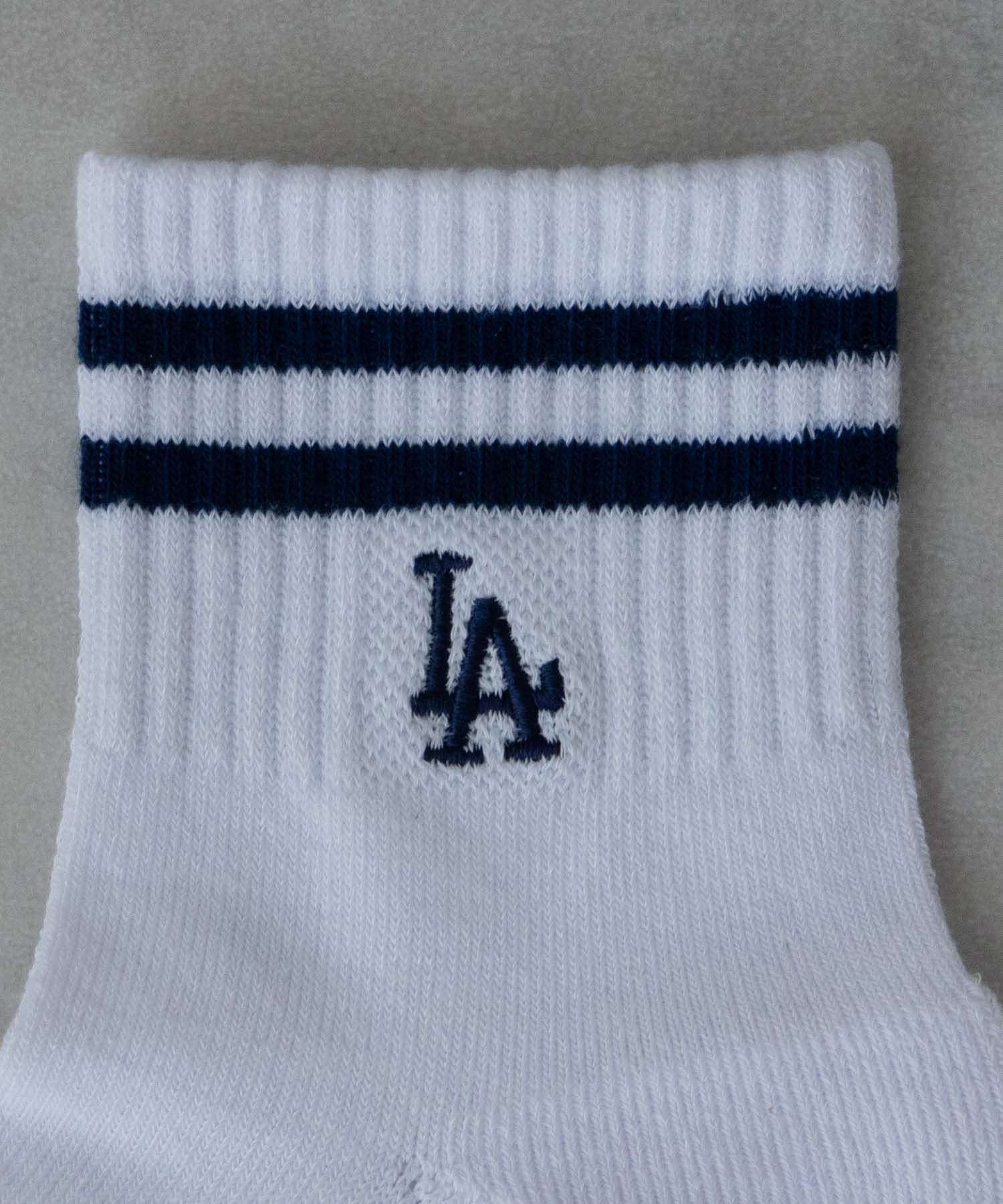 MLB  クォーターソックス ライン入り 3足組 メンズ商品画像-6