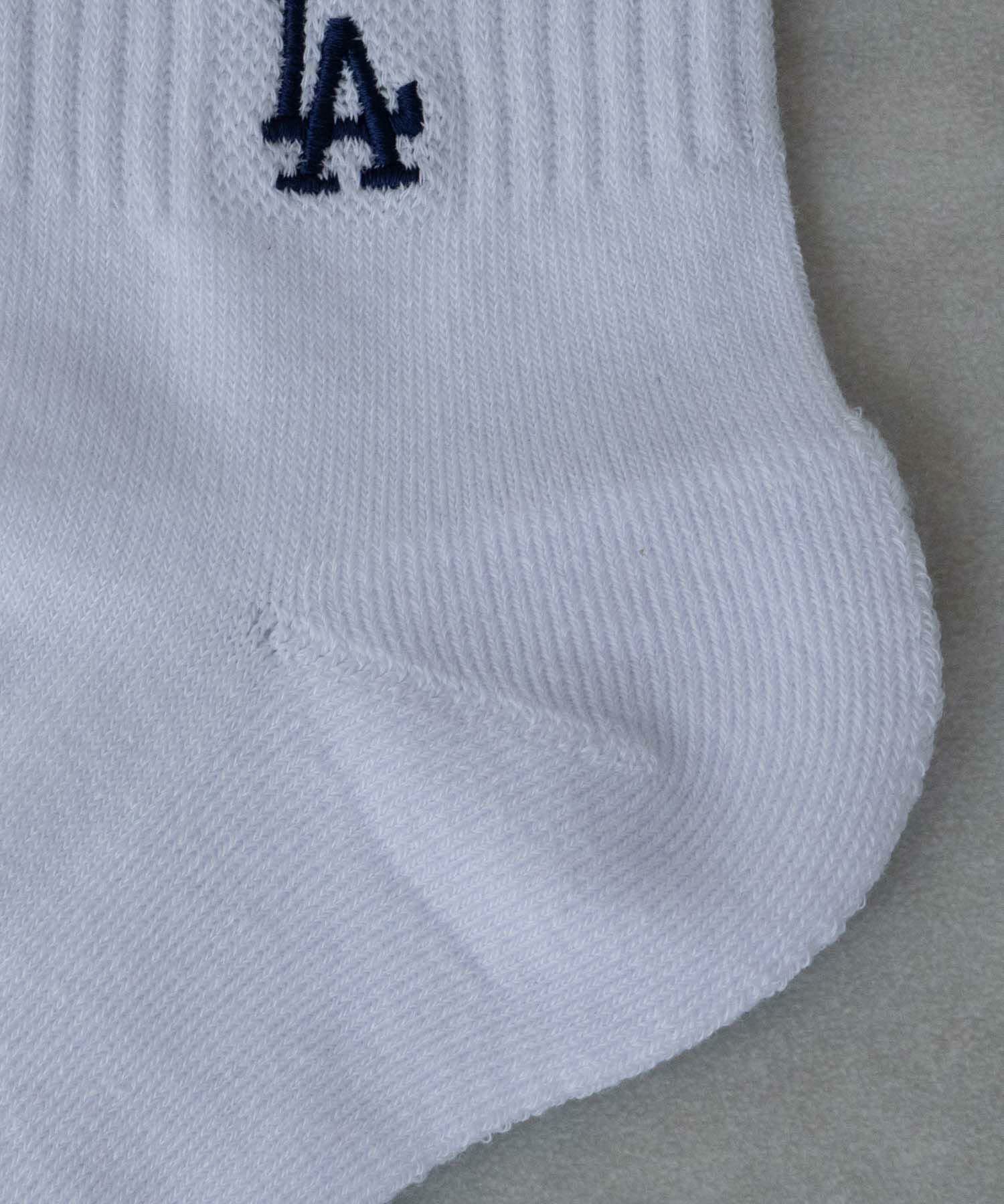 MLB  クォーターソックス ライン入り 3足組 メンズ商品画像-7