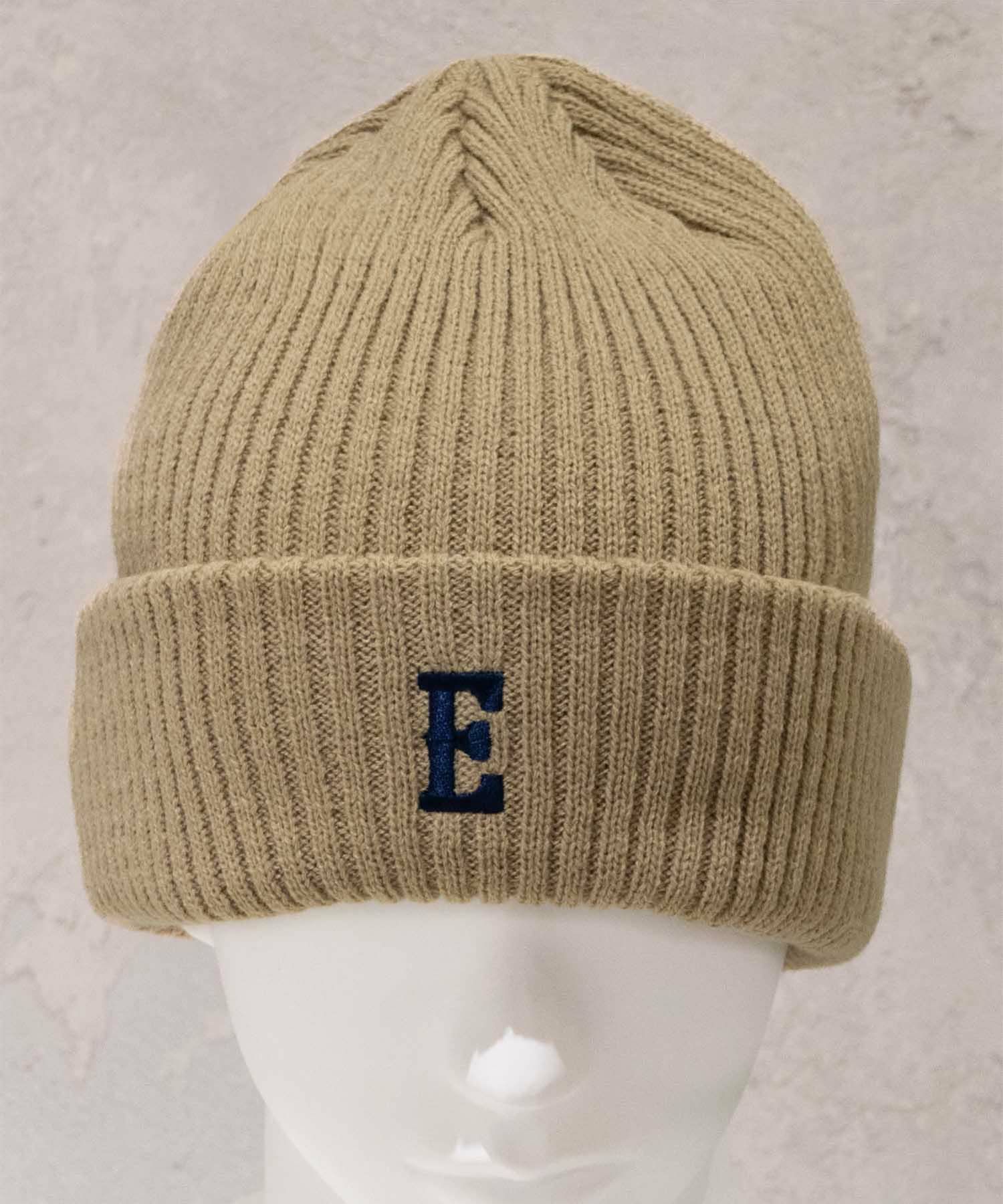 EDWIN ロゴ刺繍リブニットワッチ メンズ