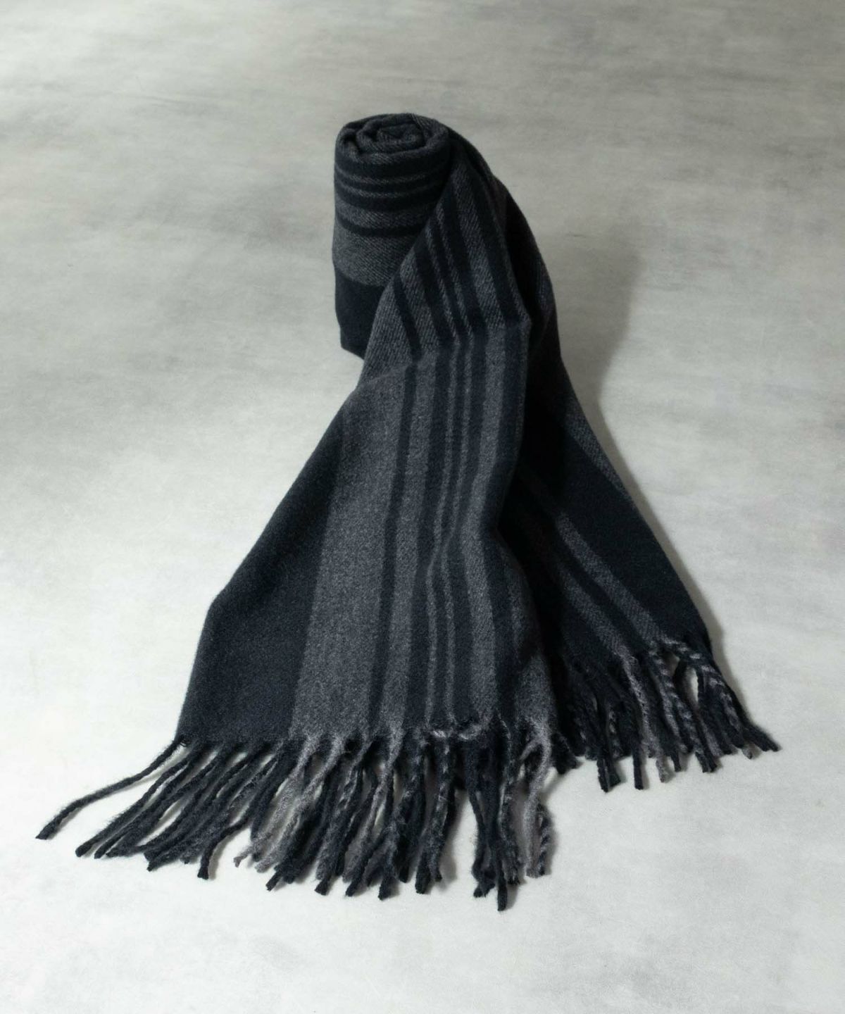 NAVY パネル切替マフラー メンズ