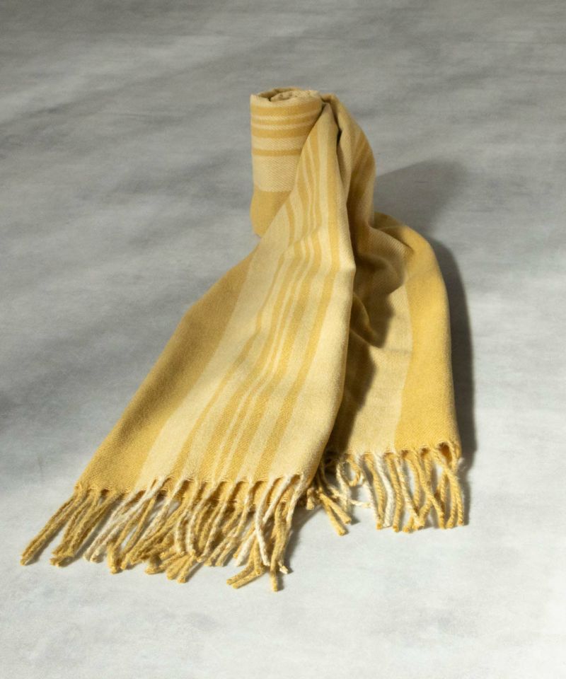 NAVY  パネル切替マフラー メンズ商品画像-3