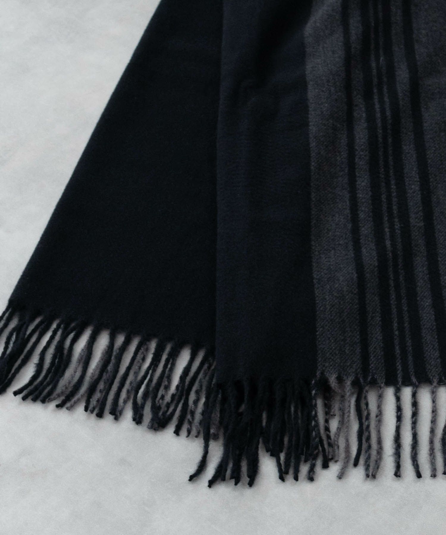 NAVY パネル切替マフラー メンズ