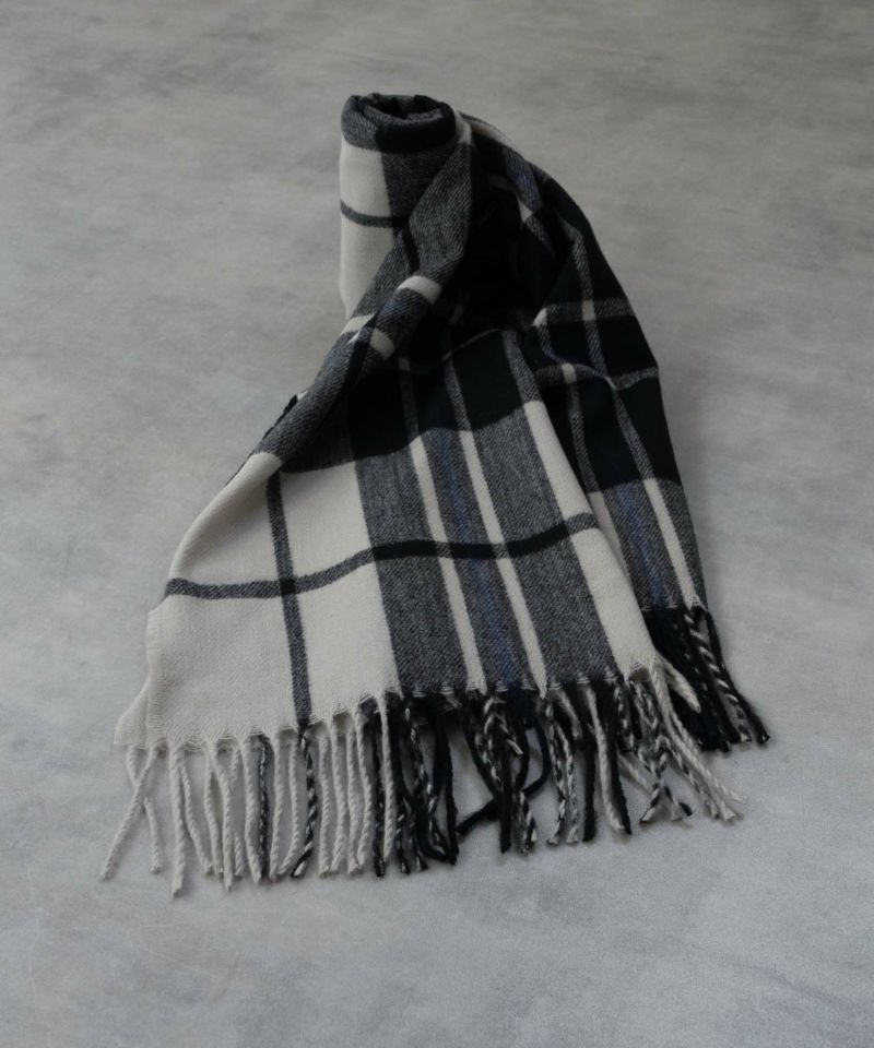 NAVY  ブラックウォッチマフラー メンズ商品画像-1