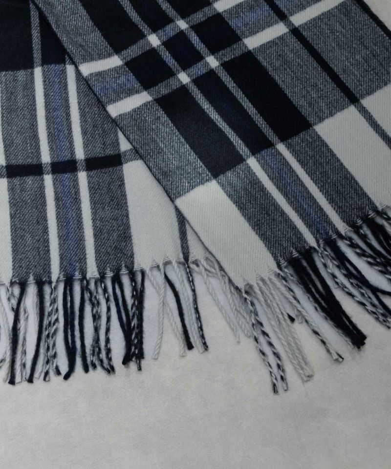 NAVY  ブラックウォッチマフラー メンズ商品画像-7