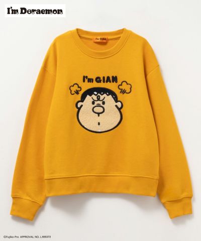 I'ｍ Doraemon ジャイアン サガラ刺繍トレーナー キッズ