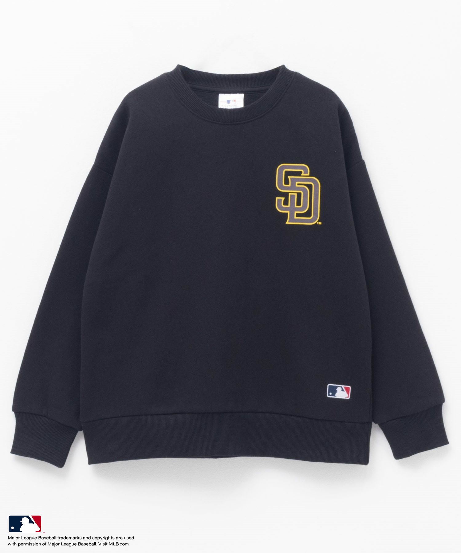 MLB ロゴプリント裏起毛トレーナー キッズ