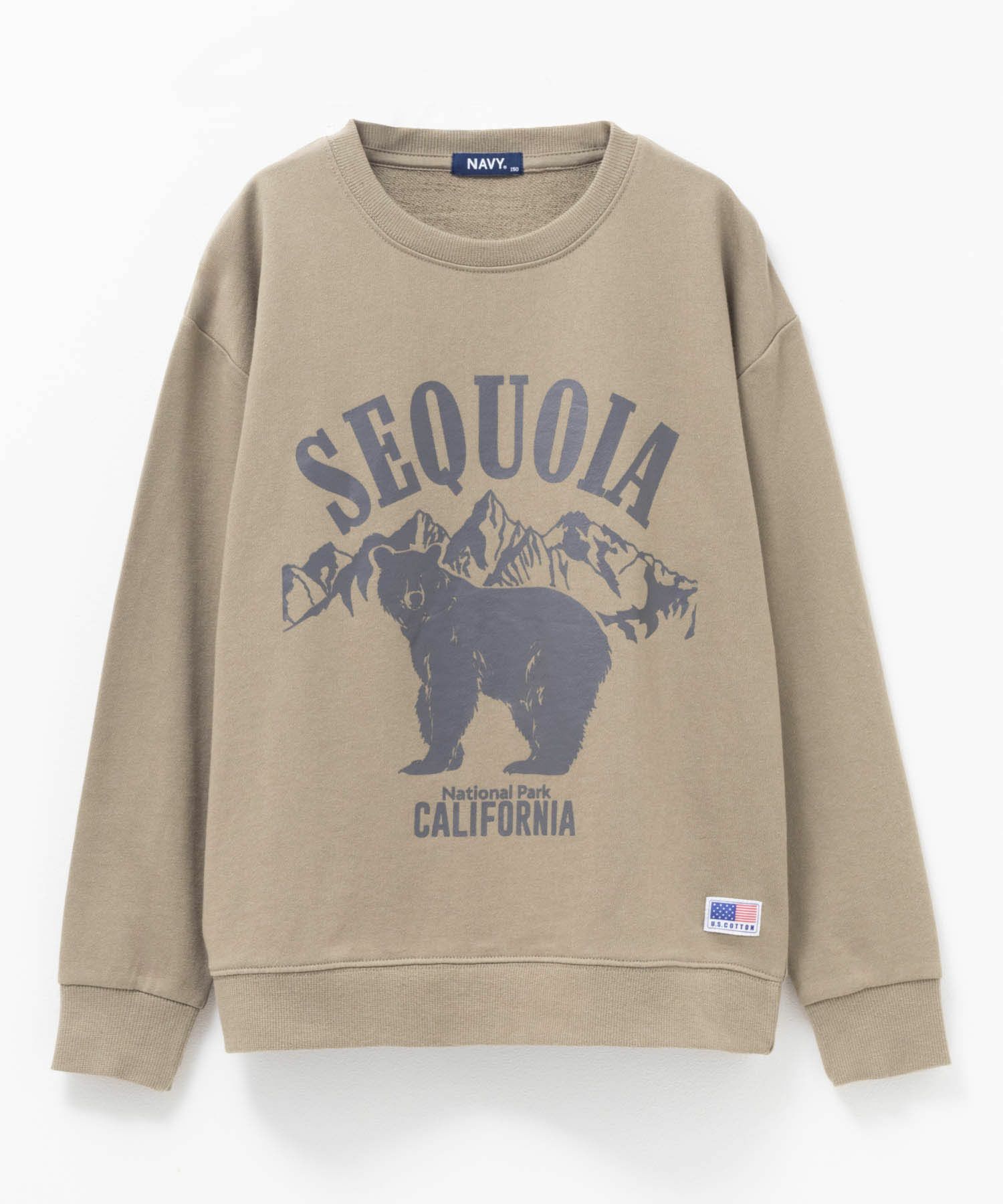 NAVY USコットン裏毛トレーナー キッズ商品サムネイル-2