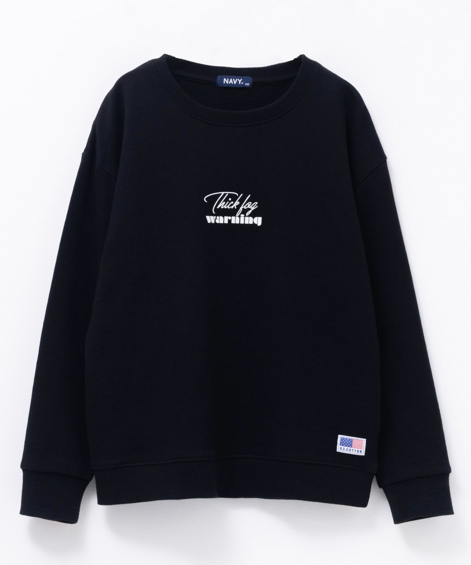 NAVY USコットン裏毛トレーナー キッズ商品サムネイル-4