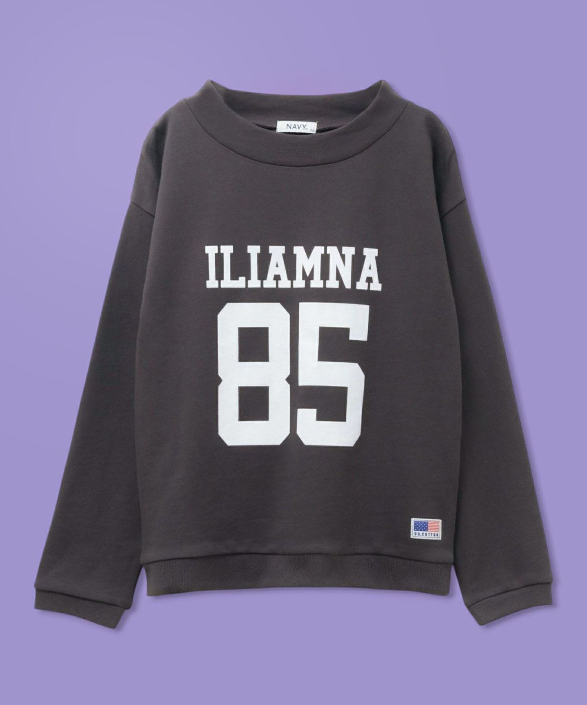 NAVY USコットン裏毛トレーナー キッズ