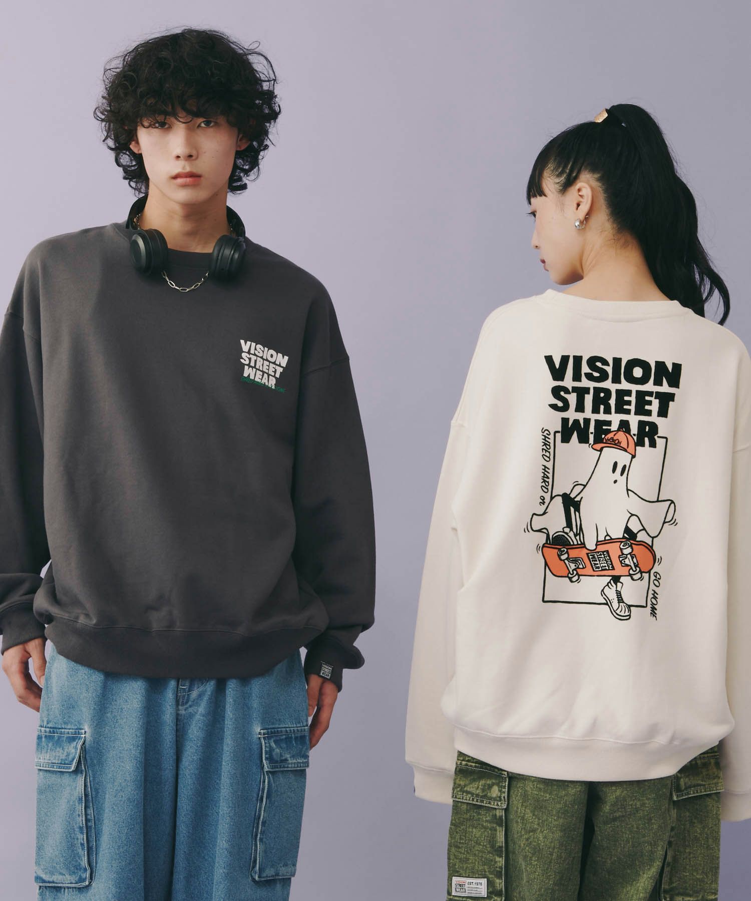 [期間限定価格]VISION STREET WEAR  ゴーストスケータースウェット メンズ商品画像-2