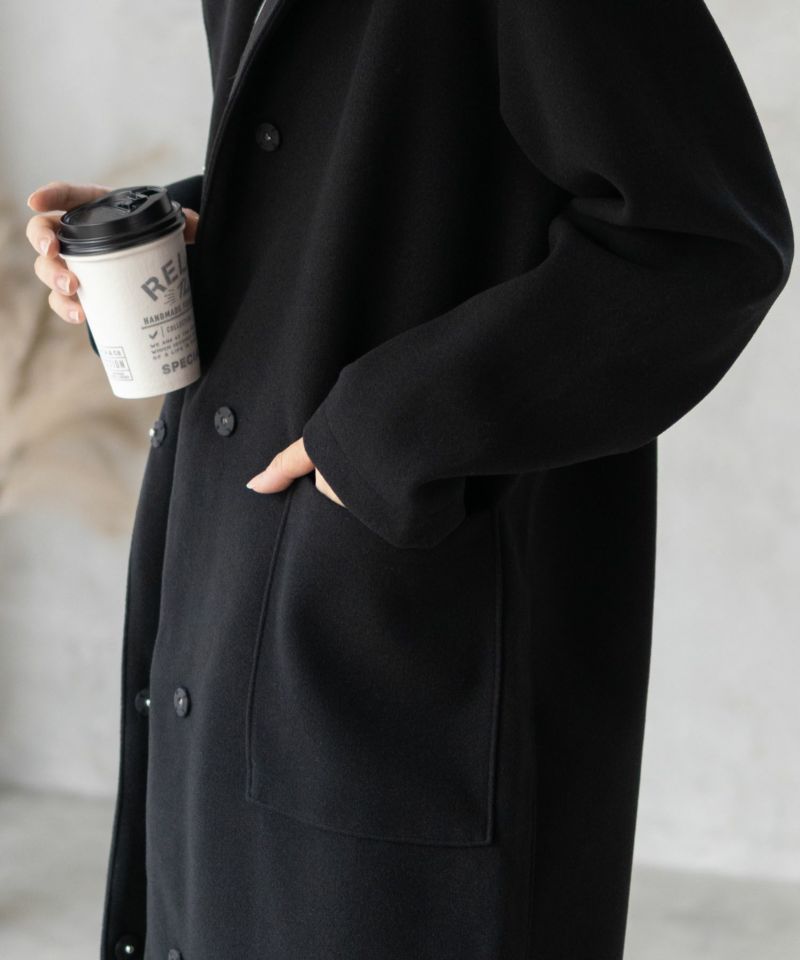 nAvy フードロングコート レディース商品画像-14