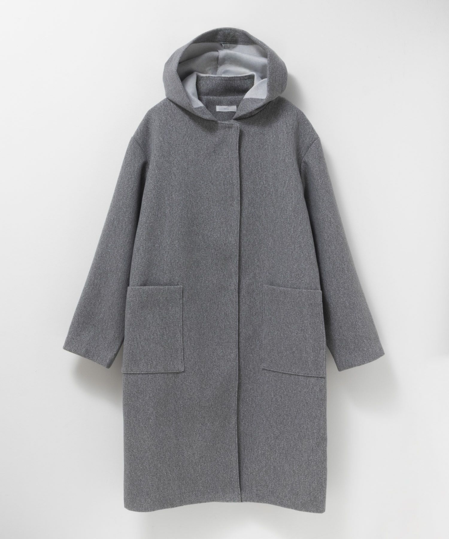 nAvy フードロングコート レディース商品画像-21