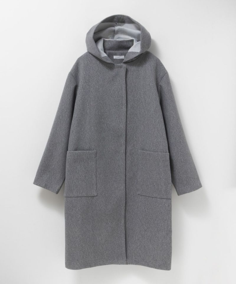 nAvy フードロングコート レディース商品画像-21