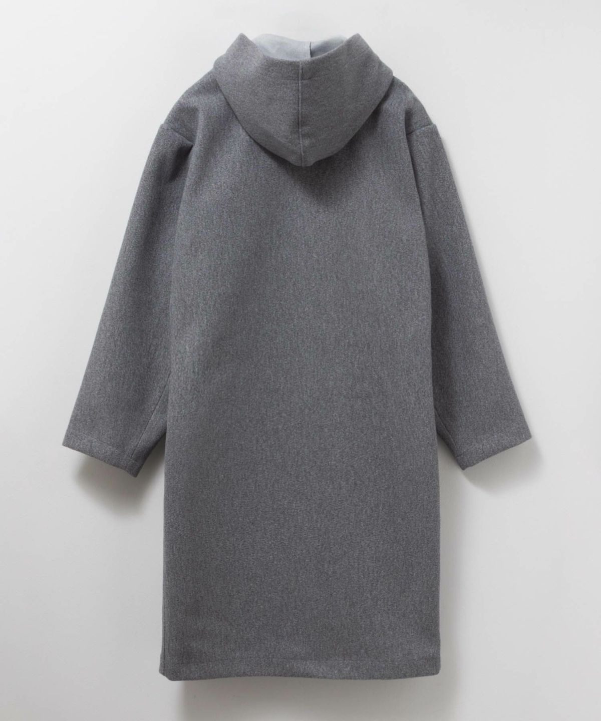 NAVY フードロングコート レディース