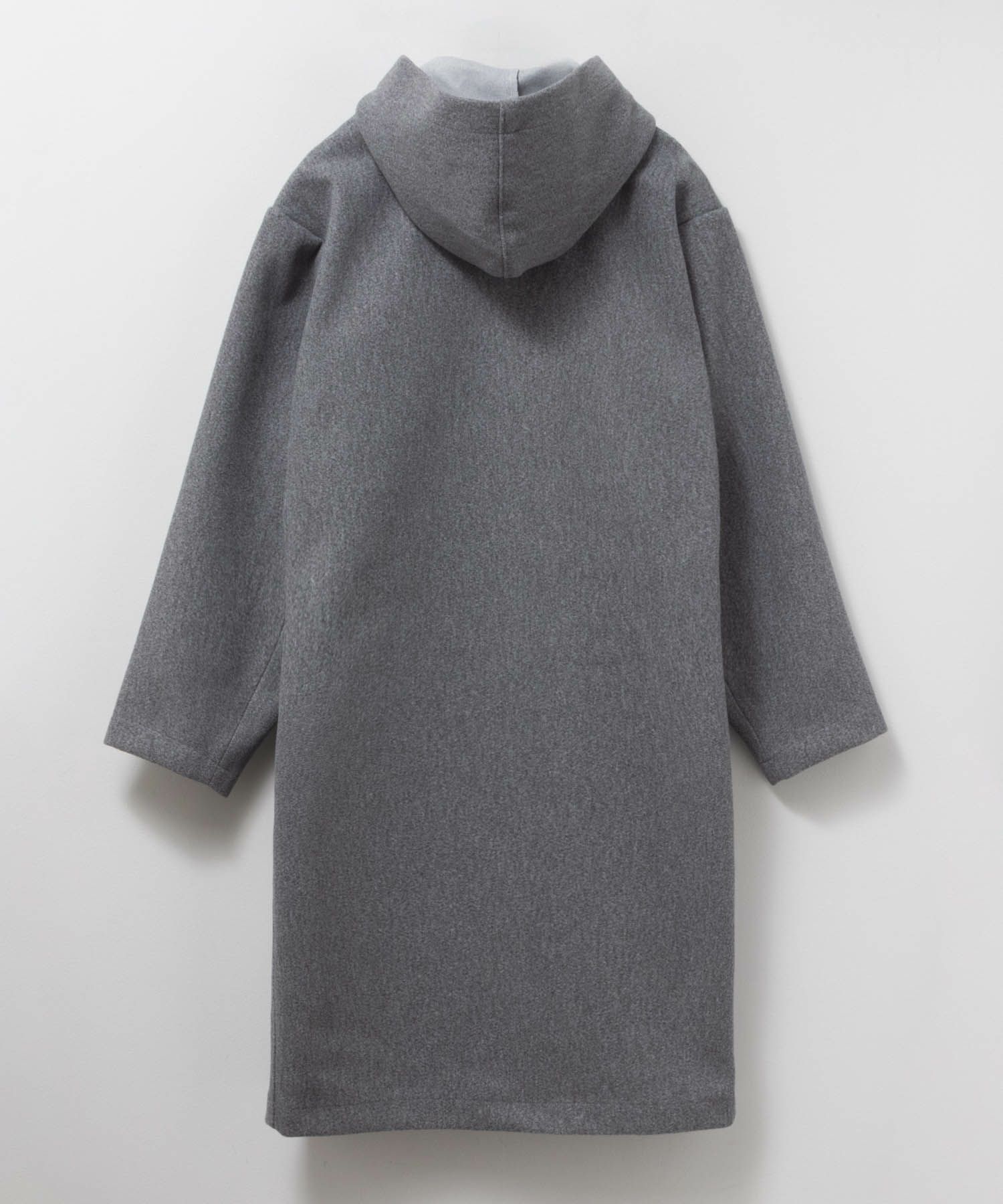NAVY フードロングコート レディース