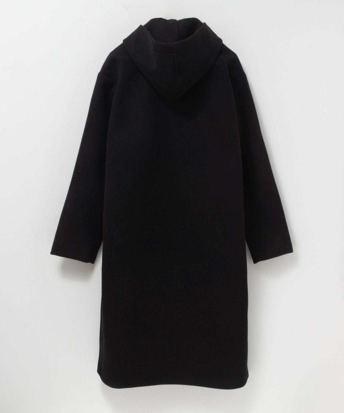 NAVY フードロングコート レディース