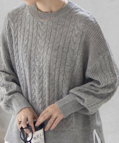 nAvy  フェイクレイヤードプルオーバー レディース