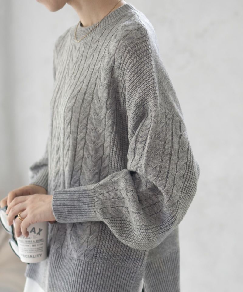 nAvy  フェイクレイヤードプルオーバー レディース商品画像-4