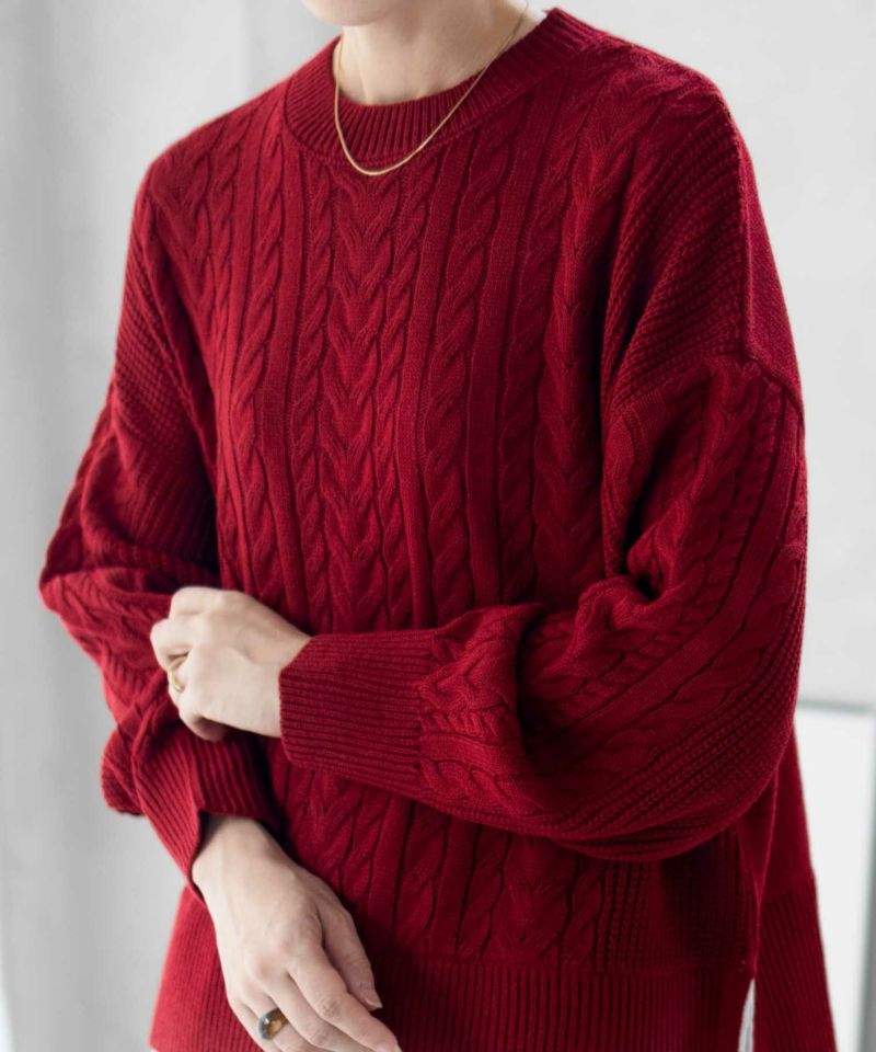 nAvy  フェイクレイヤードプルオーバー レディース商品画像-9