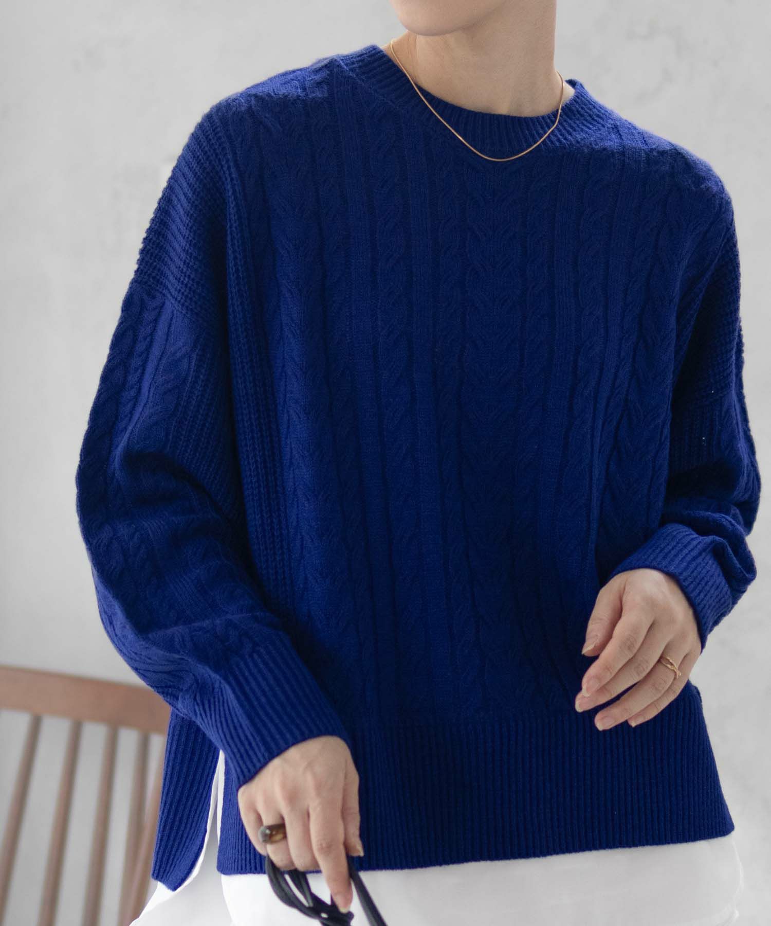 nAvy  フェイクレイヤードプルオーバー レディース商品画像-11
