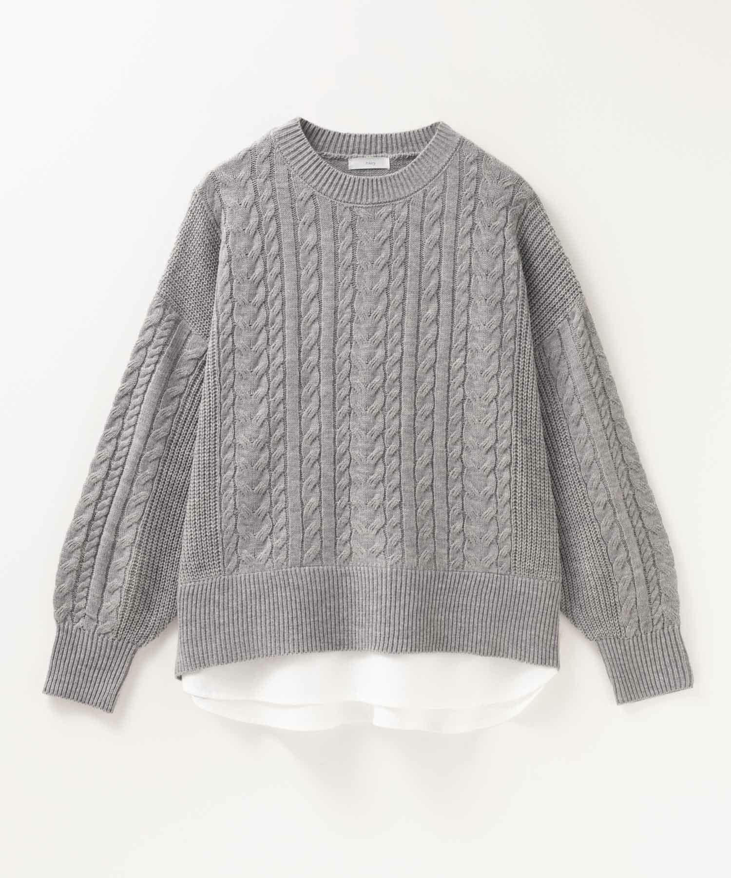 nAvy  フェイクレイヤードプルオーバー レディース商品画像-24