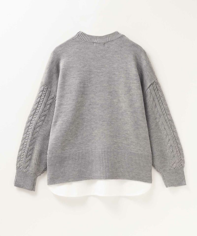 nAvy  フェイクレイヤードプルオーバー レディース商品画像-25