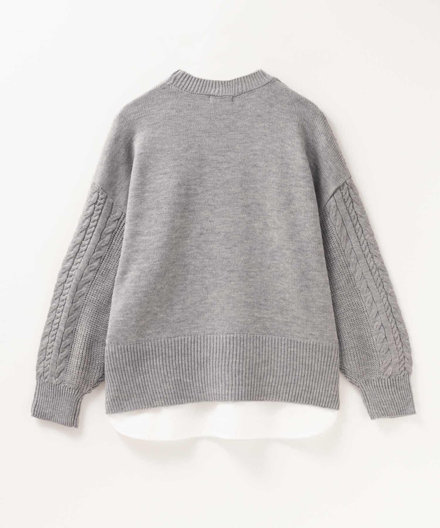 [さらに50%OFF]nAvy  フェイクレイヤードプルオーバー レディース商品画像-25