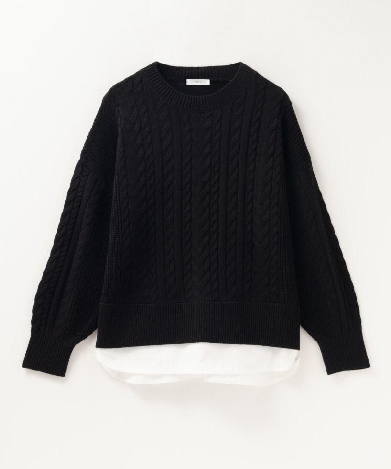 nAvy  フェイクレイヤードプルオーバー レディース商品画像-26