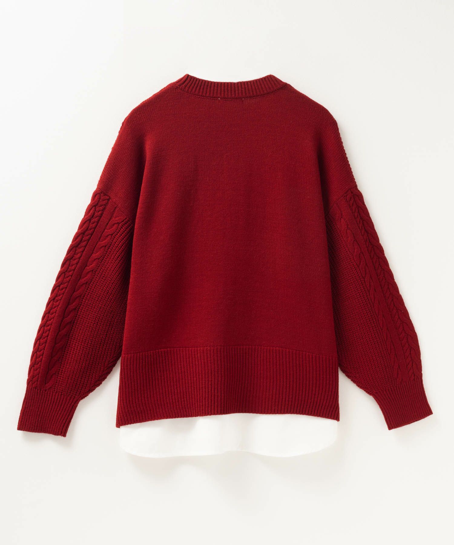 [さらに50%OFF]nAvy  フェイクレイヤードプルオーバー レディース商品画像-29