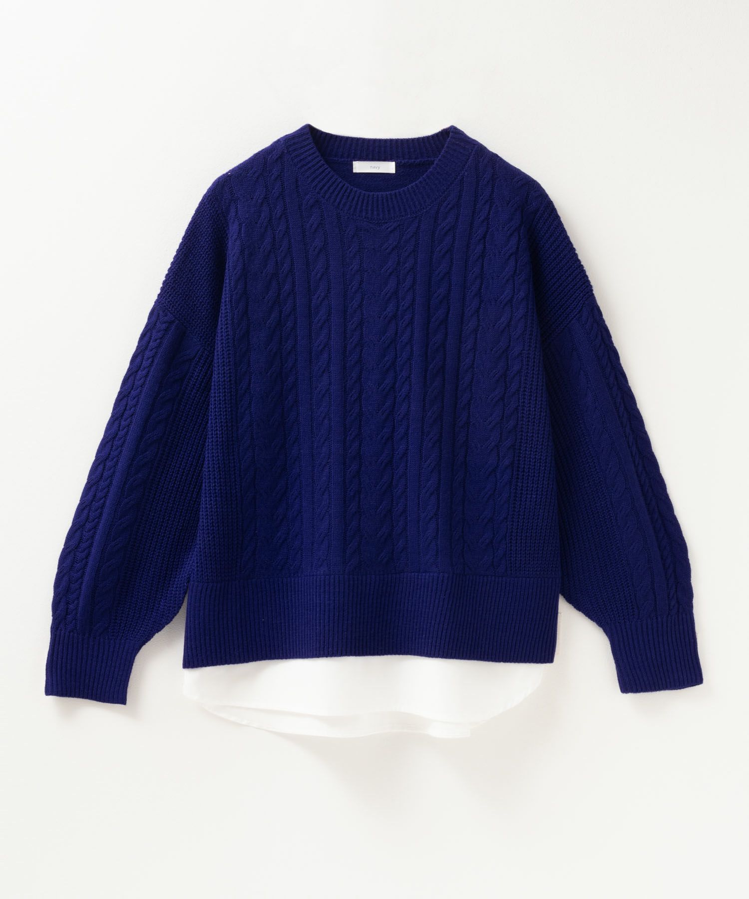 [さらに50%OFF]nAvy  フェイクレイヤードプルオーバー レディース商品画像-30