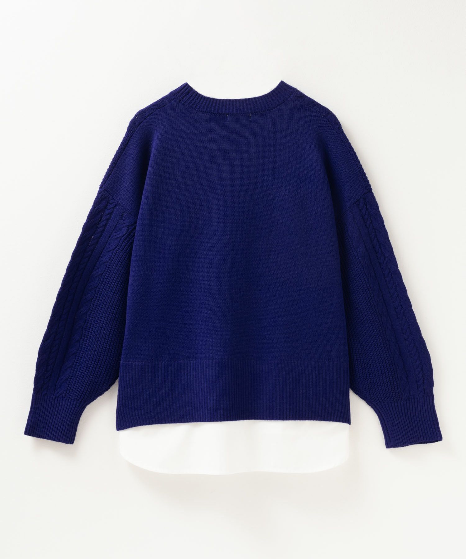 nAvy フェイクレイヤードプルオーバー レディース