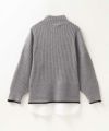 nAvy 肩ボタンフェイクレイヤードハイネックニットプルオーバー レディース商品サムネイル-32