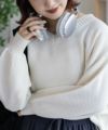nAvy 鹿の子Vネックプルオーバー レディース