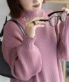 nAvy 畦モックネックプルオーバー レディース