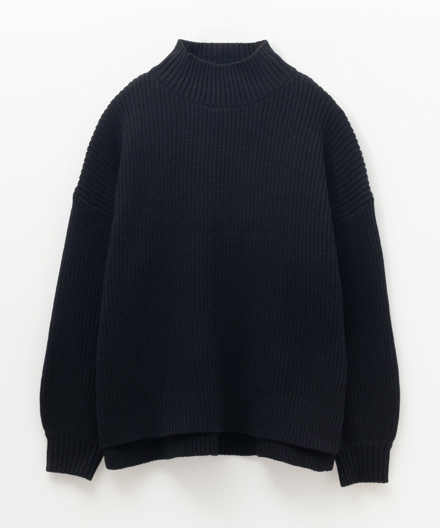 nAvy 畦モックネックプルオーバーニット レディース商品画像-27