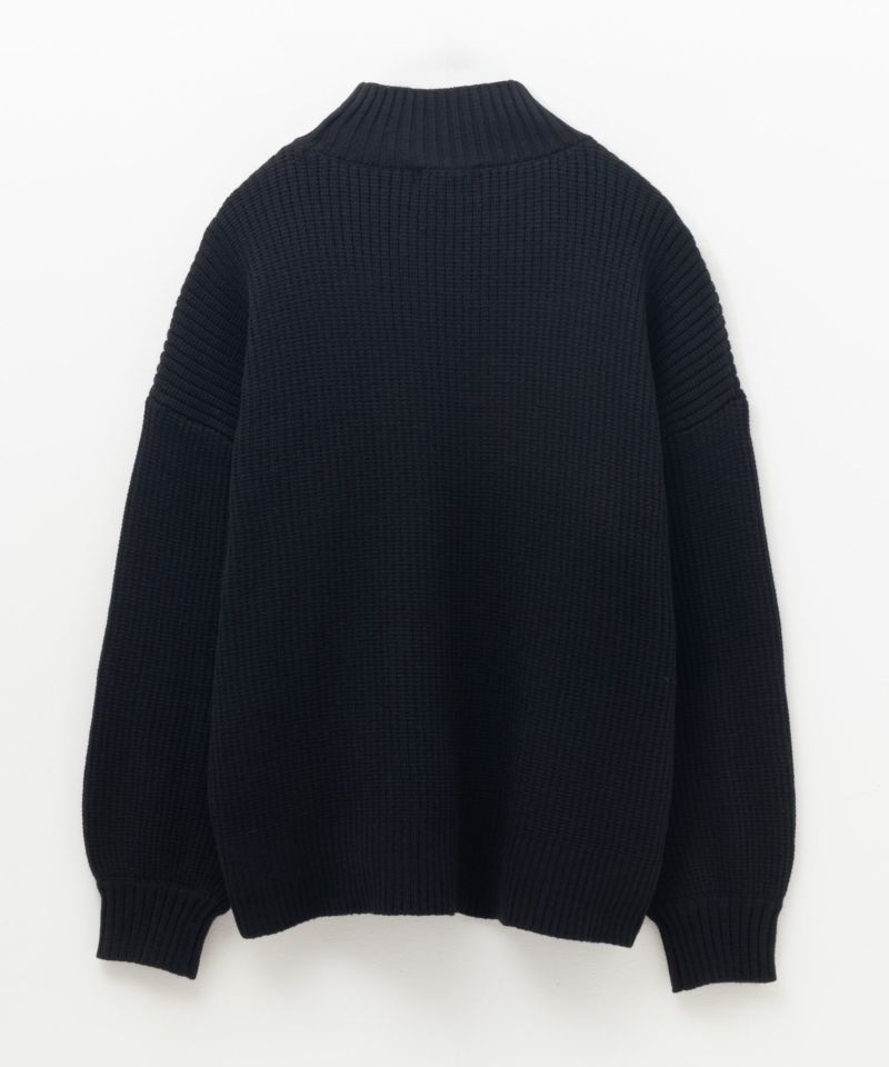 nAvy 畦モックネックプルオーバーニット レディース商品画像-28