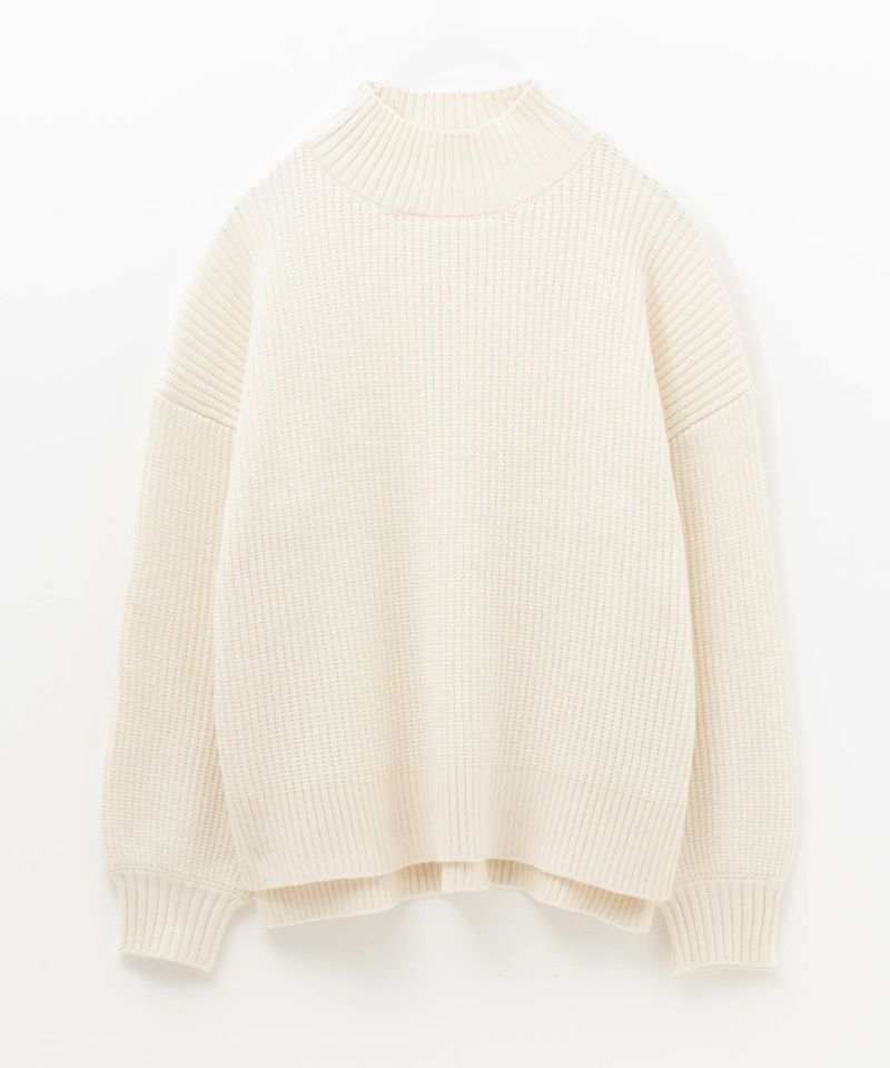 nAvy 畦モックネックプルオーバーニット レディース商品画像-29