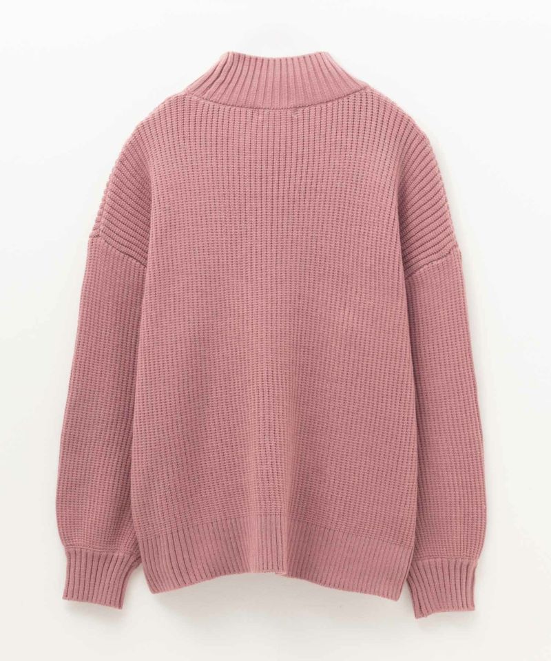 nAvy 畦モックネックプルオーバーニット レディース商品画像-32