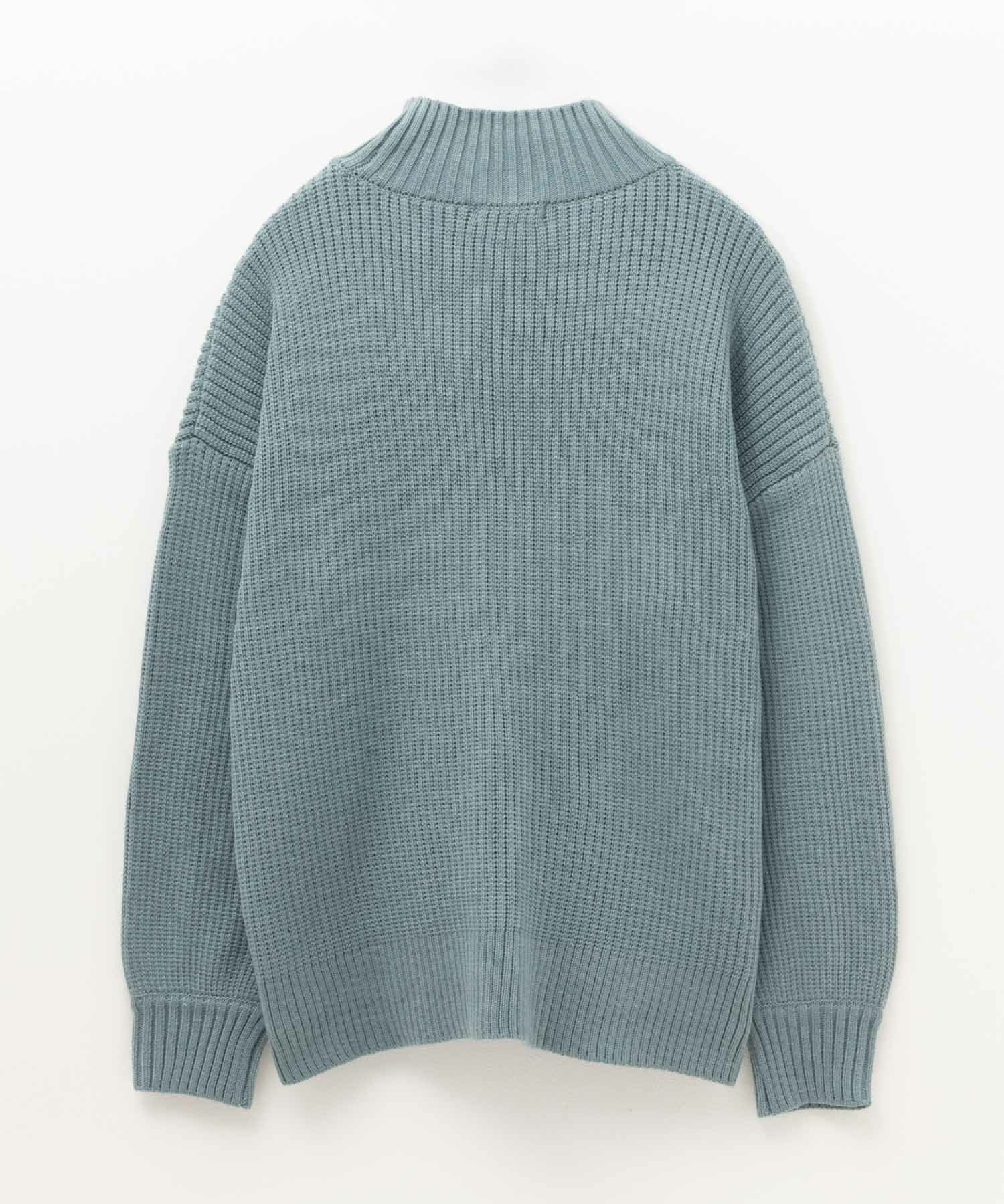nAvy 畦モックネックプルオーバーニット レディース商品画像-34
