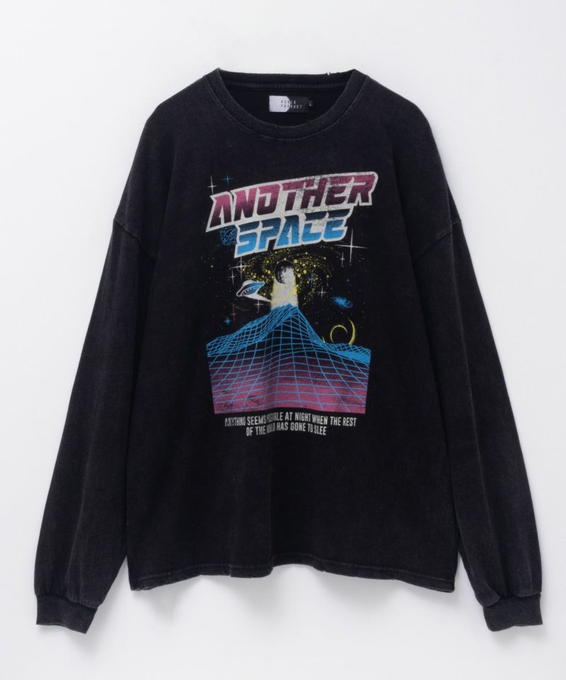 NOBLE PRODUCT  スノー加工ムービーTシャツ メンズ商品画像-1