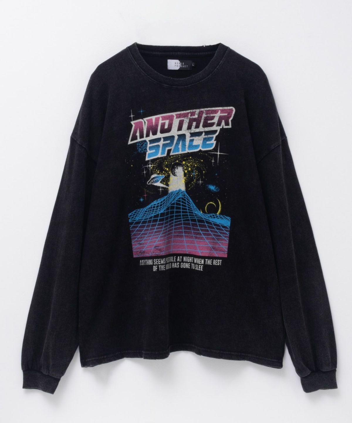 NOBLE PRODUCT スノー加工ムービーTシャツ メンズ