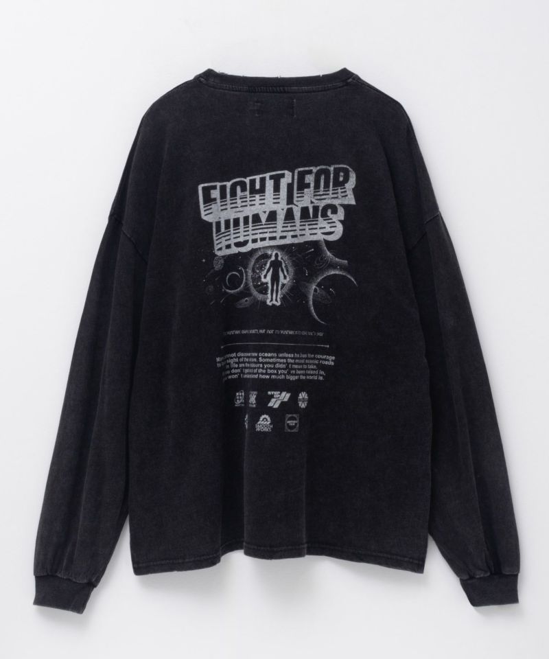 NOBLE PRODUCT  スノー加工ムービーTシャツ メンズ商品画像-4