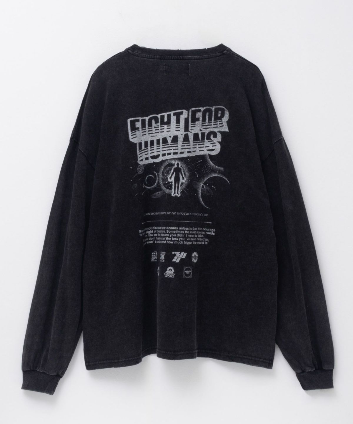 NOBLE PRODUCT スノー加工ムービーTシャツ メンズ